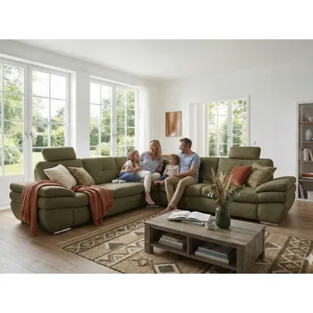 Sedací souprava Luxusní rohová sedací souprava ARGENTO Levý roh