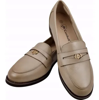 Dámské mokasíny Kožené mokasíny CAMBELL19301 béžové vel. 37