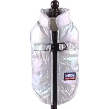 Obleček pro psa Zimní nepromokavá vesta pro psy - 6 velikostí Barva: Šedá, Velikost: M