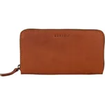 BURKELY Zipová kožená peněženka RFID Vintage Charly 9008405.22.24 koňaková
