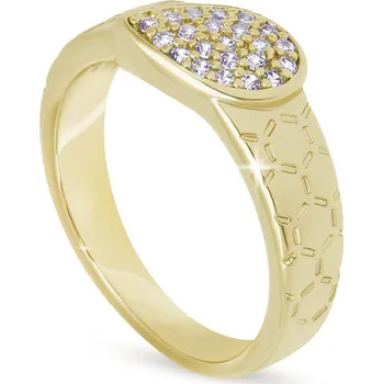 Prsten DUBAI 0534 Prsten kapka zirkony Velikost prstenu - obvod: 54 mm Ellami