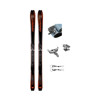 Horolezectví set Dynafit BLACKLIGHT 80 black + pásy + vázání Superlite 150 151 cm; Dynafit Superlite 150