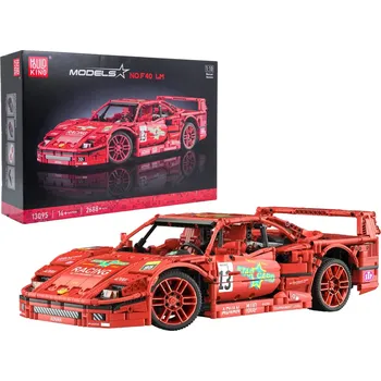 ostatní stavebnice Ramiz Sada sportovních vozů 2688el. Červená