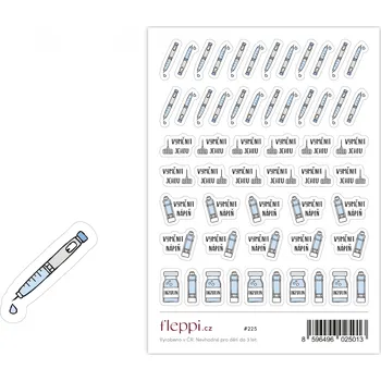 samolepka Fleppi Samolepky Inzulinové pero