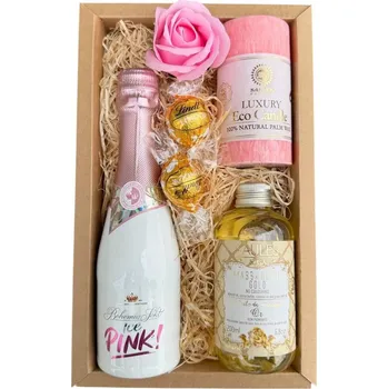 metr Dárkáč Pink Harmony se zlatou masáží a Bohemia Sekt Ice