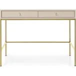 Toaletní stolek Mono II 104 cm béžový/zlatý