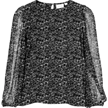 Dámské tričko Vila Schwarz/ Weiß 5882938 34