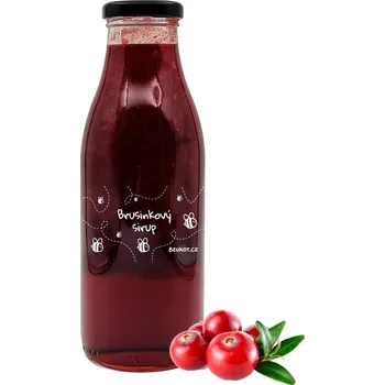 Sirup Bzukot Brusinkový sirup - 500ml