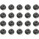 ASSOCIATED | M3 samojistné matky, černé, s osazením/límcem, 10 ks. AE25612