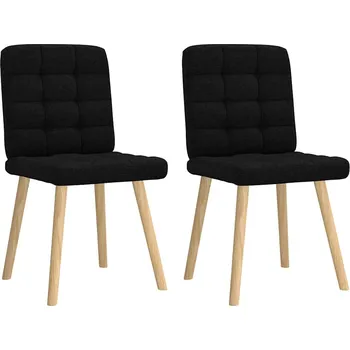 Jídelní židle Jídelní židle 2 ks černé textil - 8721158632494