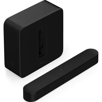 Set: Sonos Beam + Sub 4, SONOS Černá