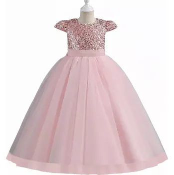 Dívčí šaty Šaty dětské slavnostní růžové Anita princeznovské luxusní flitr