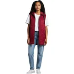 Batiny Dámská zateplená prošívaná vesta s odepínací kapucí BATY Barva: Červená, Velikost: 4XL