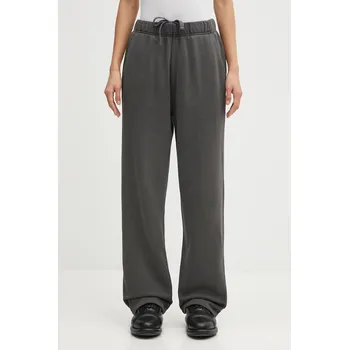Bavlněné tepláky Carhartt WIP W' Benton Sweat Pant, M, šedá, 90X