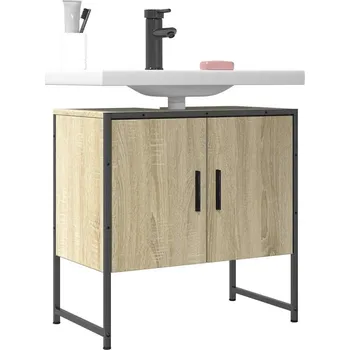 Koupelnový nábytek Koupelnová skříňka pod umyvadlo dub sonoma 60x33x60 cm kompozit - 8721012377530