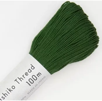 Příze Vyšívací příze na sashiko Olympus 100m, zelená 129, sartor.cz