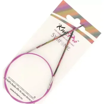 Nástroj na niť a příze KnitPro Symfonie kruhové fixní jehlice 2mm 50cm (KnitPro Symfonie kruhové dřěvěné jehlice 2mm 50cm)