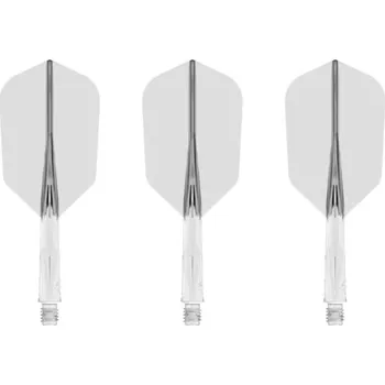 Příslušenství pro šipky Mission Letky Force 90 - Slim - Short - Clear F4459