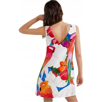 Dámské šaty Desigual ležérní mini šaty pop art velikost M
