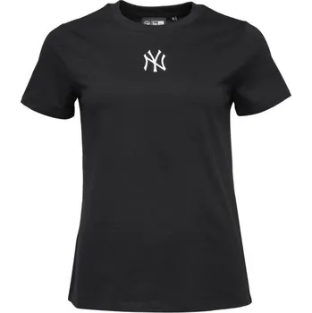 Dámské tričko Dámské triko New Era NEW YORK YANKEES MLB MIDI LEAGUE ESSENTIAL T-SHIRT XS Černá, Bílá