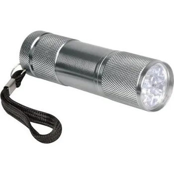 Svítilna hliníková 9LED 90mm