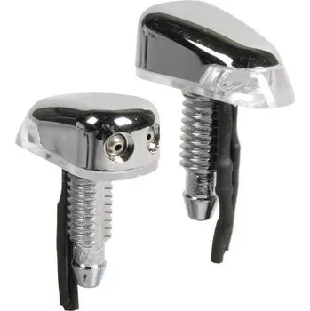 Tryska ostřikovače skel svítící chrom 12 V