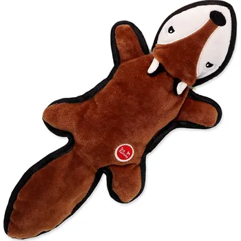Hračka pro psa Hračka Dog Fantasy Recycled Toy liška pískací se šustícím ocasem 39cm