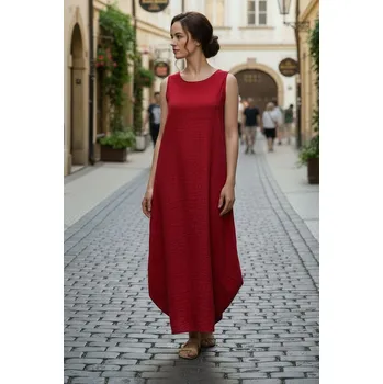 Dámské šaty Lotika Vzdušné 100% lněné šaty Lotika 926561