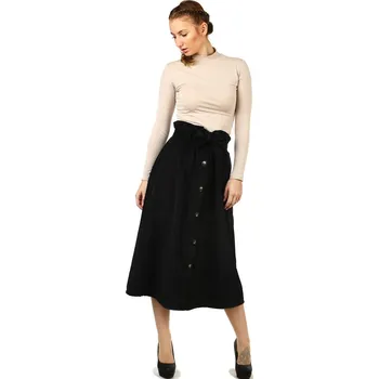 Dámská sukně TopMode Dlouhá áčková manšestrová sukně 517796