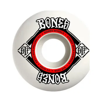 Příslušenství pro skateboard BONES WHEELS STF Wide 53-55 V4 103A 4pk White 53mm