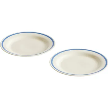 Talíř Hay, Talíře dezertní Sobremesa 18,5 cm bílo-modré 2 ks - Formadore