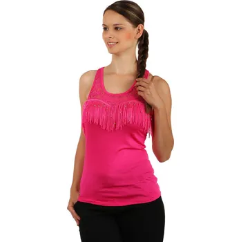 TopMode Dámské tílko s třásněmi a krajkou 151885