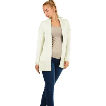 Dámský svetr TopMode Dámský pletený cardigan bez zapínání 766124