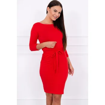 Dámské šaty TopMode Jednobarevné dámské šaty s rukávem 623774