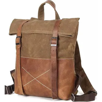 Městský batoh TopMode Jednobarevný plátěný batoh 868652