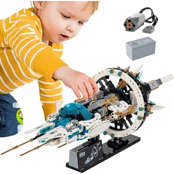 ostatní stavebnice ROTACYJNA STACJA KOSMICZNA STAVEBNICE 1144 DÍLKŮ SVĚTLO EFEKTY DÁREK