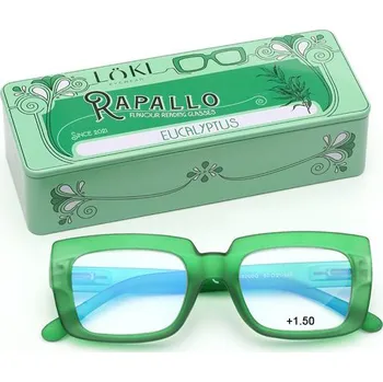 Brýle na čtení +1.5 Dioptrie LOKI - ITALY Brýle k počítači s filtrem modrého světla, čtecí brýle