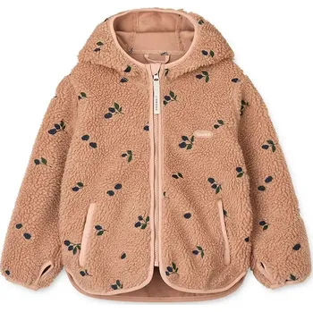 Dětská bunda Liewood Mara Pile Jacket LW18920.9BYA oranžová 24X, vel. 110