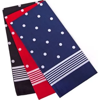 Šála ETEX Puntíkatý bavlněný šátek Barva: červený