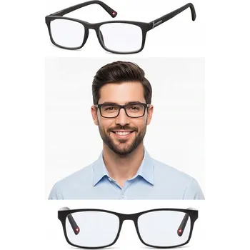 Brýle na čtení KOREKČNÍ BRÝLE PLUSKY NA ČTENÍ K POČÍTAČI s FILTREM MODRÉHO SVĚTLA +1.0