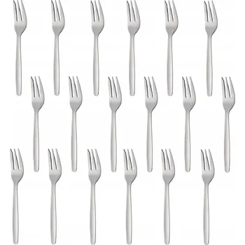 Příbor VIDLIČKA NA DORTY, JÍDELNÍ PŘÍBORY Z OCELI, GASTRONOMICKÁ SADA 24 KS HENDI