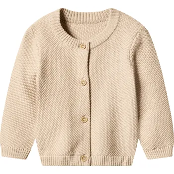 Dívčí svetr lupilu® Dětský pletený svetr s BIO bavlnou (béžová, 74/80)