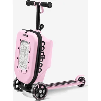 Koloběžka Dětská skládací koloběžka Cariboo iTravel, Růžová