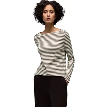 Dámské tričko Dámské pruhované tričko Street One 324529 latte velikost 34