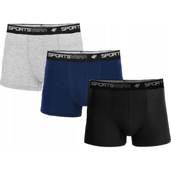 Boxerky 4F Spodní Prádlo Boxerky černé, velikost S