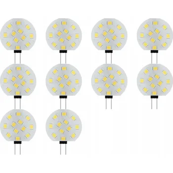 Žárovka LED žárovka patice G4, 3W (ekvivalent 25W), 300lm, 4000K neutrální bílá, SADA 10 Ks