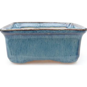Květináč Mini bonsai miska 8 x 6,5 x 3,5 cm modrá