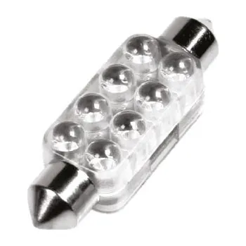 LED žárovka, 8 LED, modrá,C5W