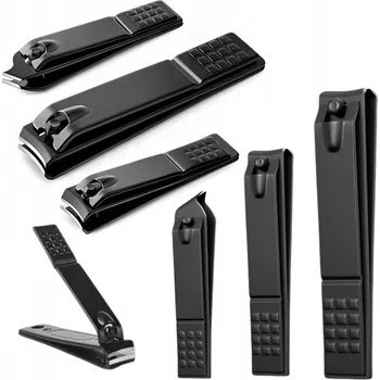 SADA ŠTIKAČEK NA NEHTY KLEŠTĚ NA KŮŽIČKU ŠTIPKY 3 KS ČERNÉ