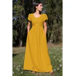 Lotika Dlouhé šaty s knoflíčky ze 100% lnu 1089939